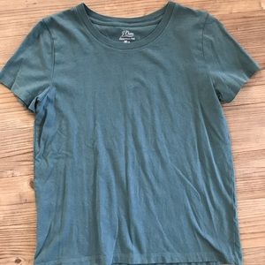 Teal colored tee